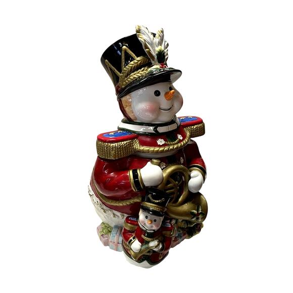 Vintage Snowman Nutcracker Cookie Jar - Picture 4 of 5